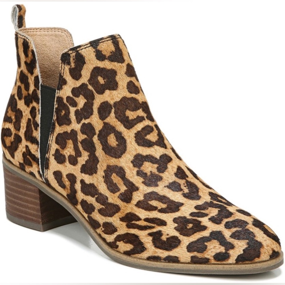 Dr. Scholl’s Amara Bootie Leopard Calf Hair